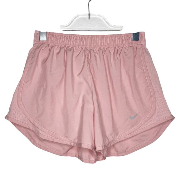 NIKE Dri-FIT Tempo Running Shorts Elastic Waist Lightweight Pink Womens Size M - Picture 3 of 11